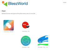 Tablet Screenshot of bleezworld.com